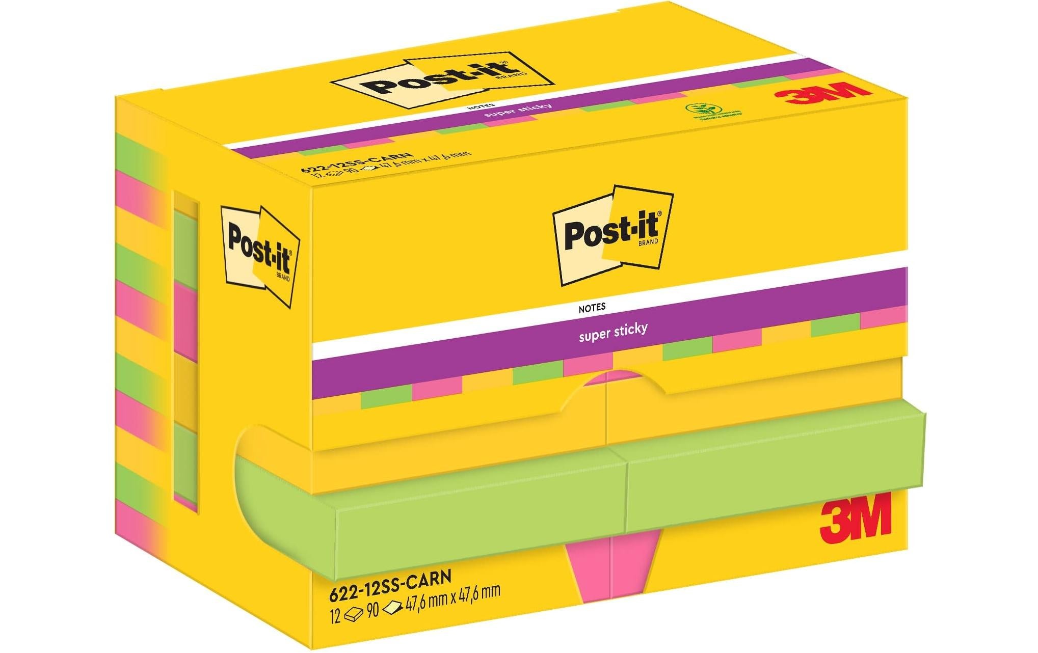 3M Post-it Super Sticky Carnival