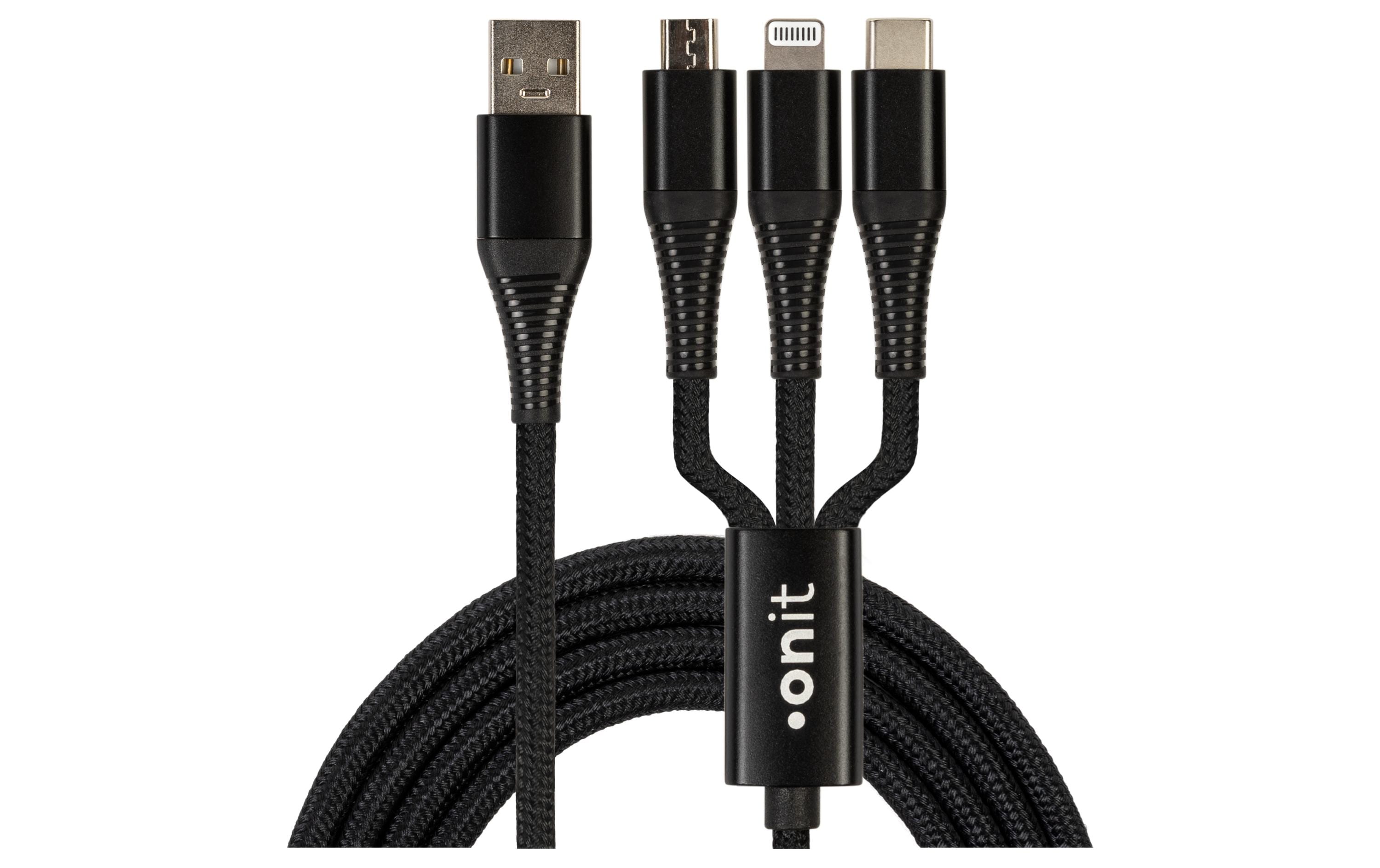 onit, USB-Ladekabel USB A - Lightning/Micro