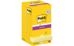 3M Post-it Super Sticky Notes, gelb, 4 grat