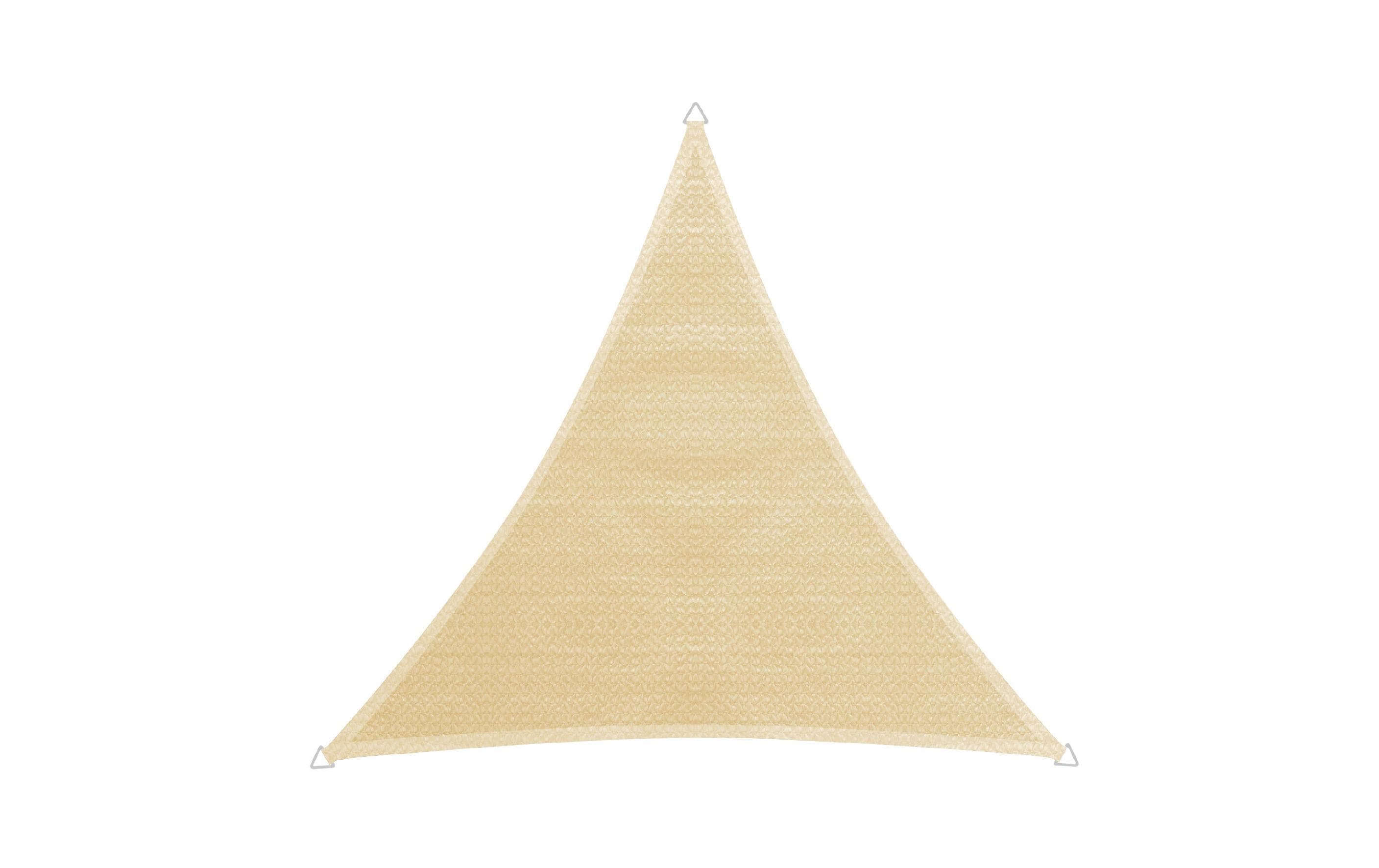 Sonnensegel Champagner 4.0m,  Dreieck