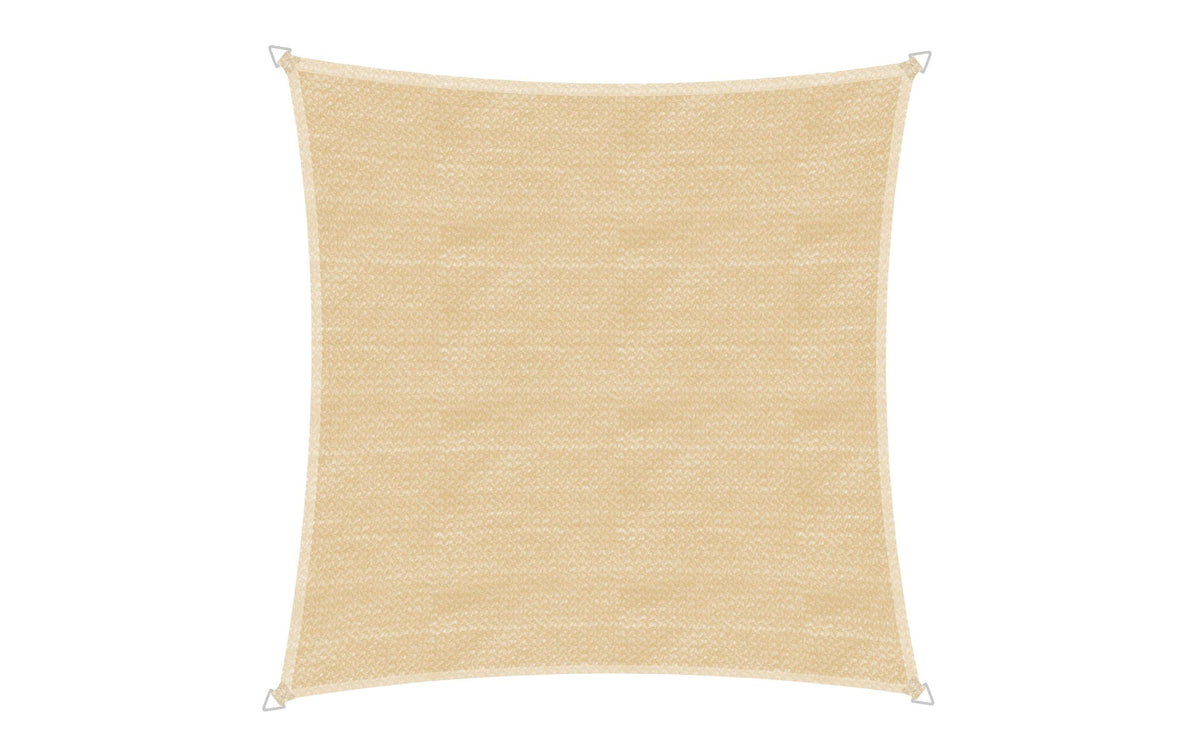 Sonnensegel Champagner 5.0m,  Quadratisch