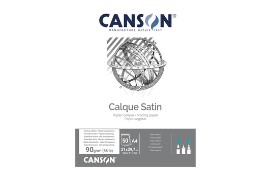 Canson | Transparentpapier A4 | 90g, 50 Blatt