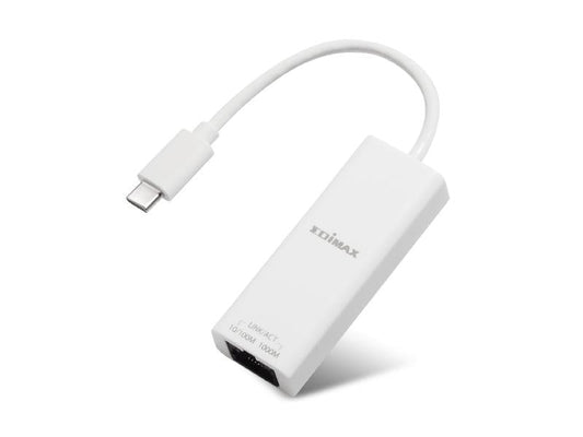 Edimax | EU-4306C USB3.0-Typ-C zu Gigabit LAN | 1000MBps, braucht kein NT, Für PC und MAC