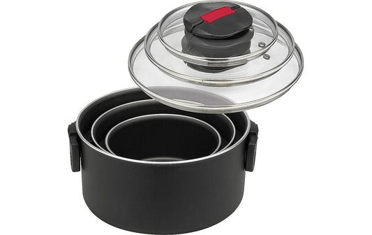 Ballarini | Kochtopfset Bkeravis Click & Cook 6-tlg. | Ducrchmesser: 16 cm, 20 cm und 24 cm