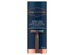 King C. Gillette | Rasierhobel mit 5 Klingen | 5 Stück