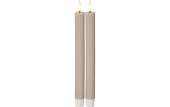Star Trading LED Dinner Kerze 2P Fl Stripe