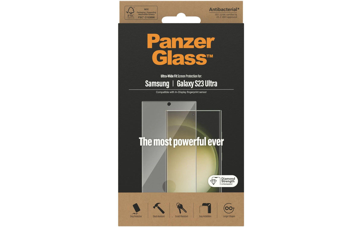 PANZERGLASS Ultra Wide Fit