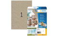 Herma Etiketten aus Silphie Papier, braun