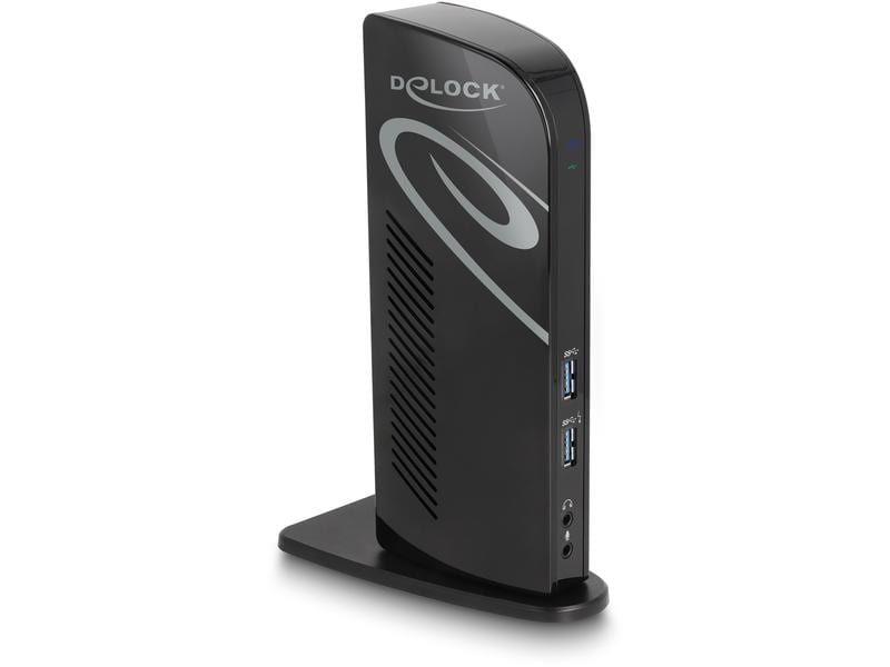Delock | USB Dockingstation Dual Display Port | 4K / USB 3.2 / LAN / Audio