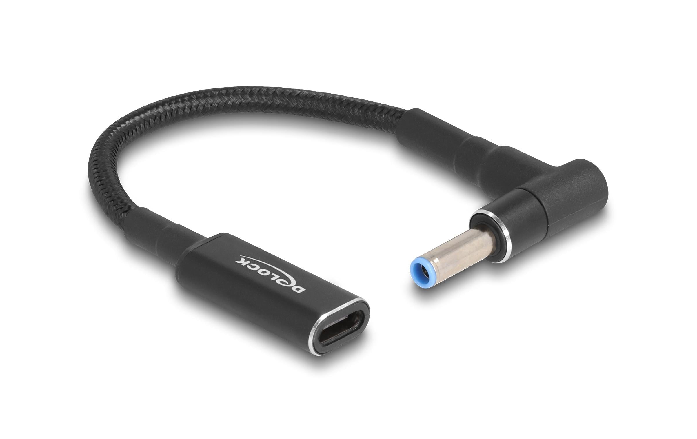 Delock Ladekabel USB-C zu HP 4,5x3mm