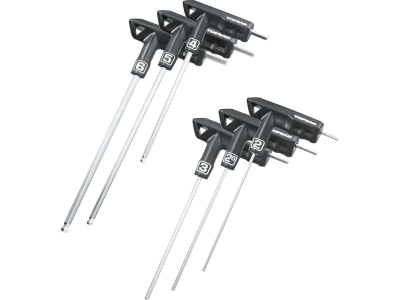 Topeak | DuoHex T-Schlüssel | Inbus Set mit 6 Tools