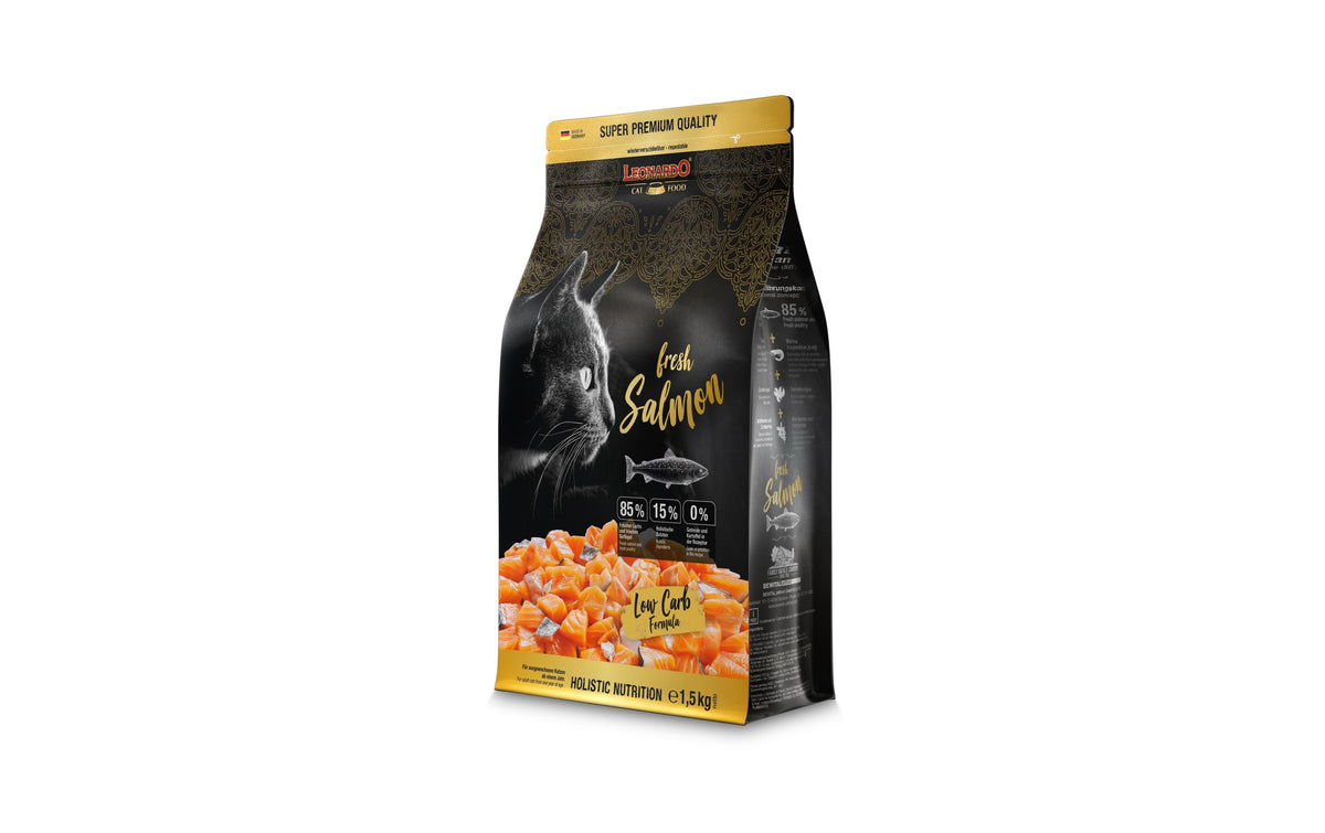 Leonardo Cat Food, Trockenfutter Fresh Lach