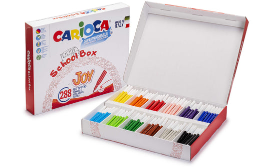Carioca | Fasermaler School Box Joy | 288 Stück