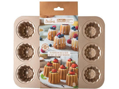 Decora | Backform Canneles mit Antihaftbeschi | 34,7 x 24,5 x 5,5 h cm 12 Mulden