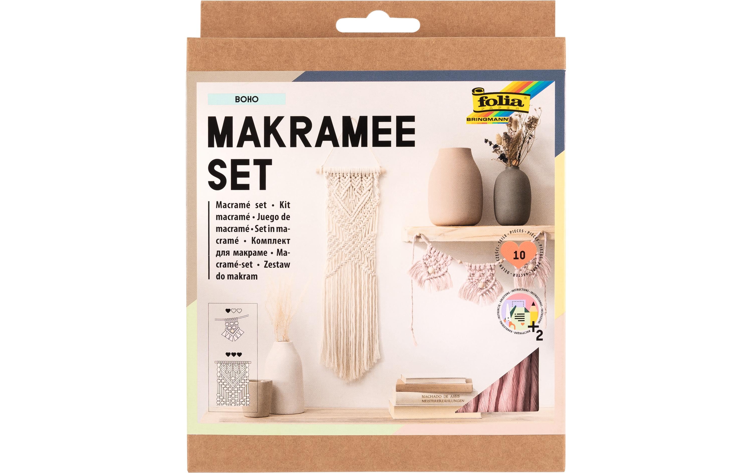 Folia Bastelset Makramee Boho