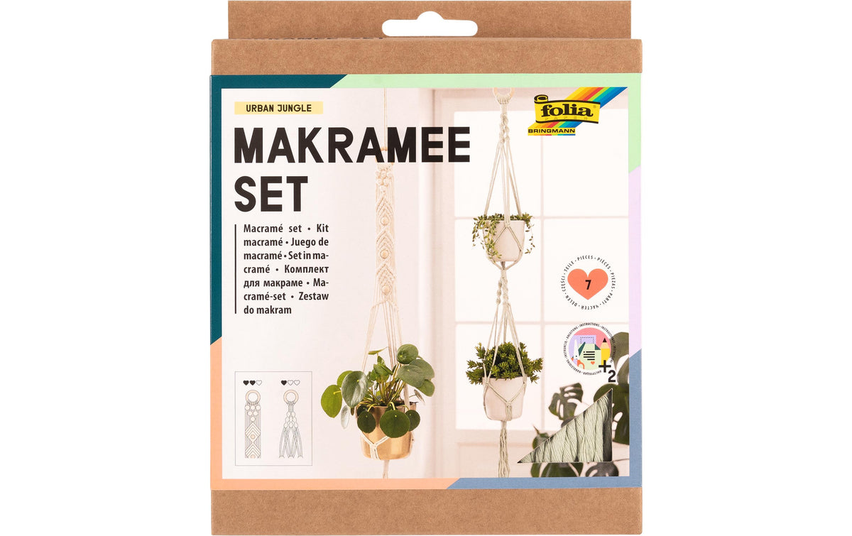 Folia Bastelset Makramee Urban Jungle