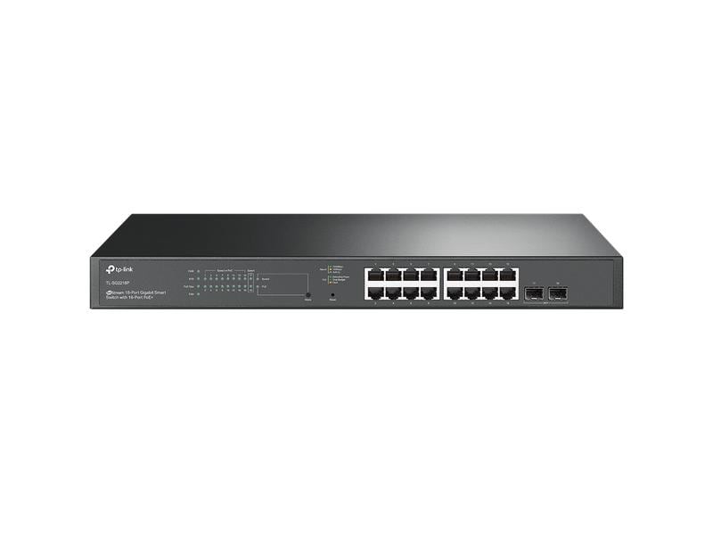 TP-Link | TL-SG2218P Smart Gigabit Switch | 16*PoE+ Total 150W, 2*SFP, Omada SD-WAN