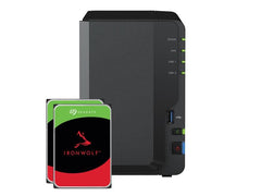 Synology | DS223, 2-bay NAS | inkl. 2x 6TB HDD Seagate Ironwolf
