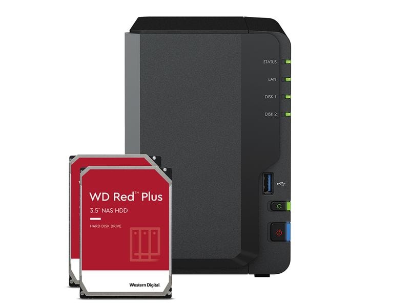 Synology | DS223, 2-bay NAS | inkl. 2x 6TB HDD WD Red Plus
