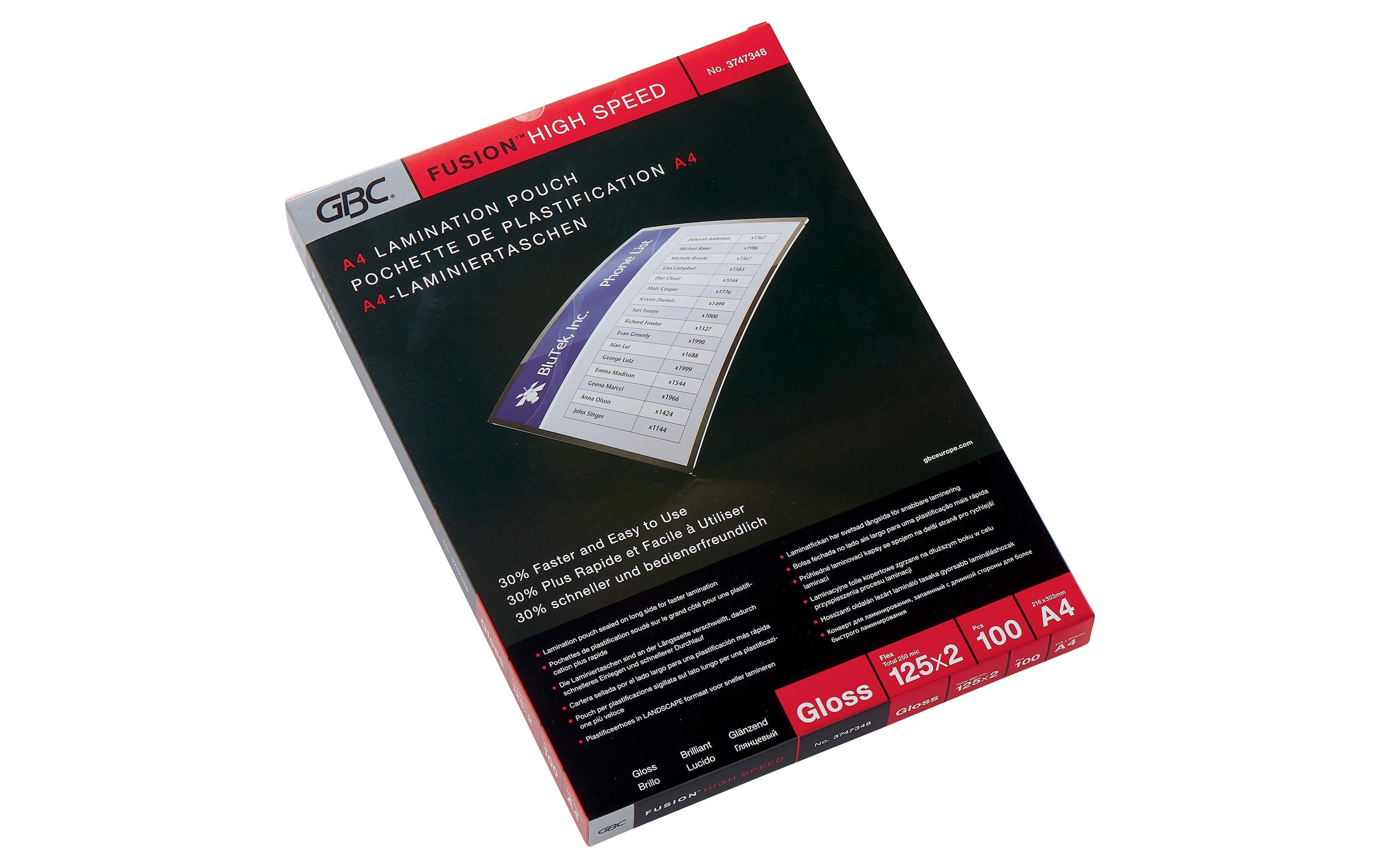 GBC Laminierfolie 125 Micron