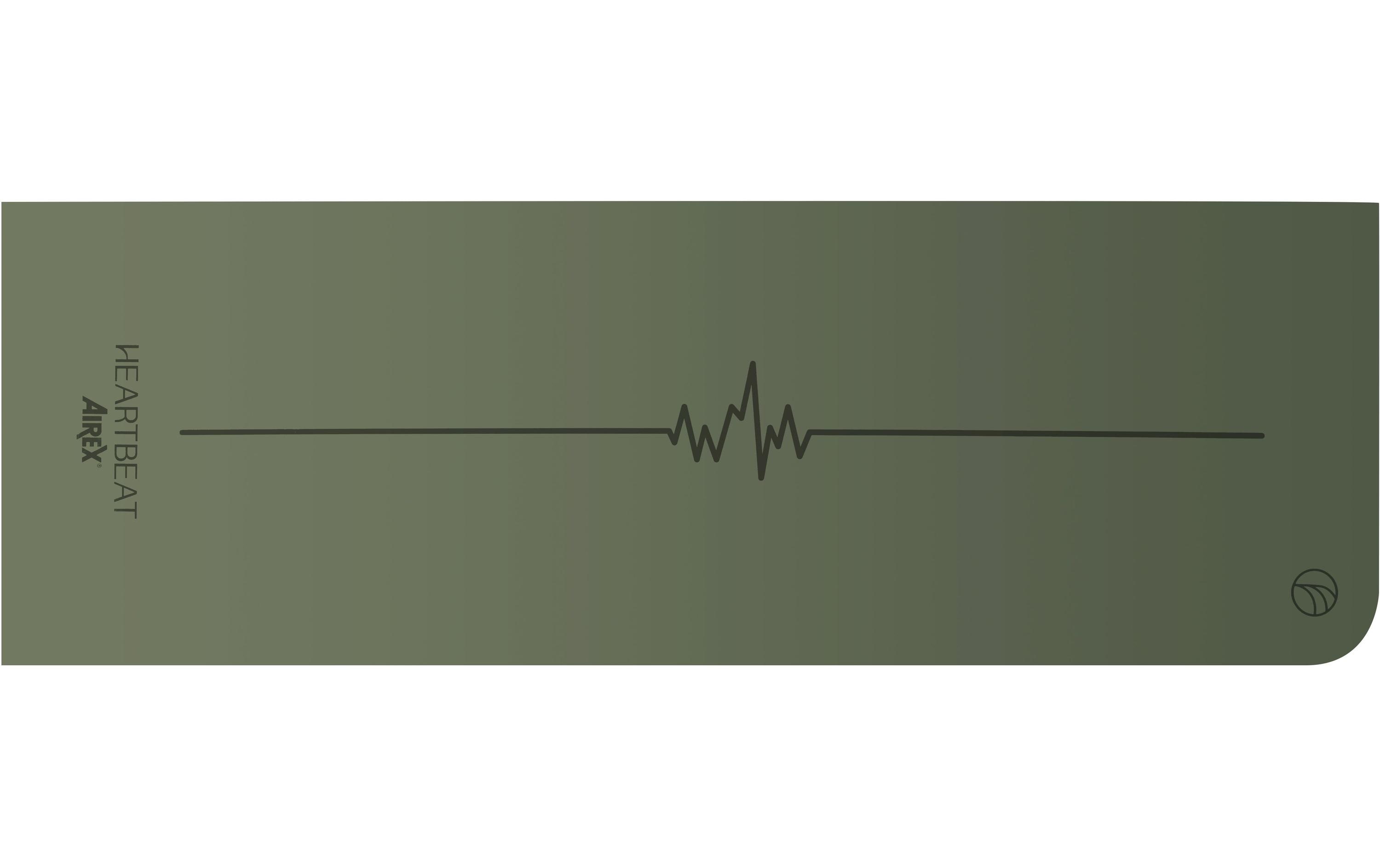 Airex, Yogamatte Heartbeat, Olivgrün