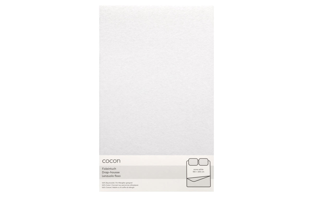 COCON, Fixleintuch 180-200 x 200 cm, Edelwe