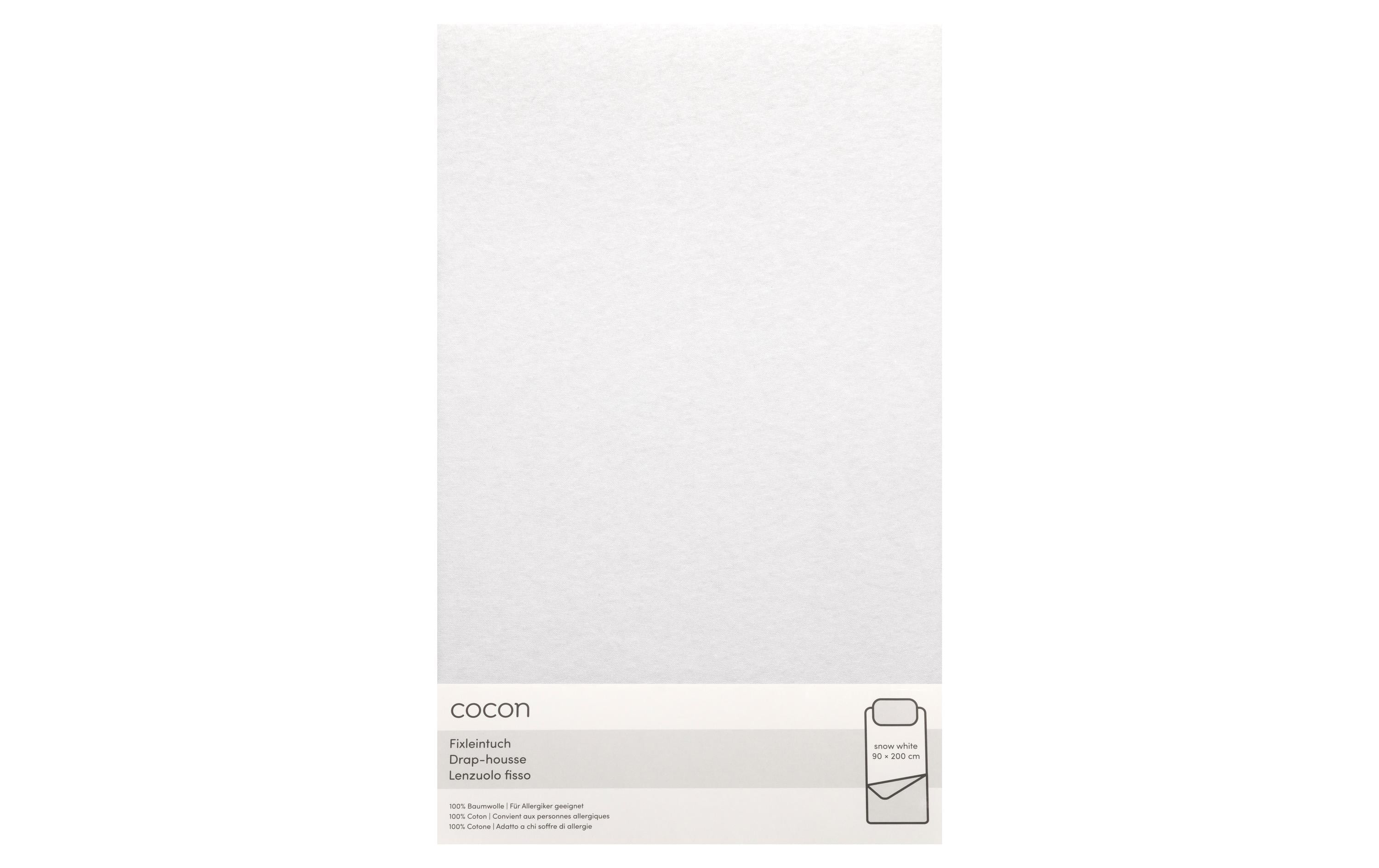 COCON, Fixleintuch 90-100 x 200 cm, Edelwei