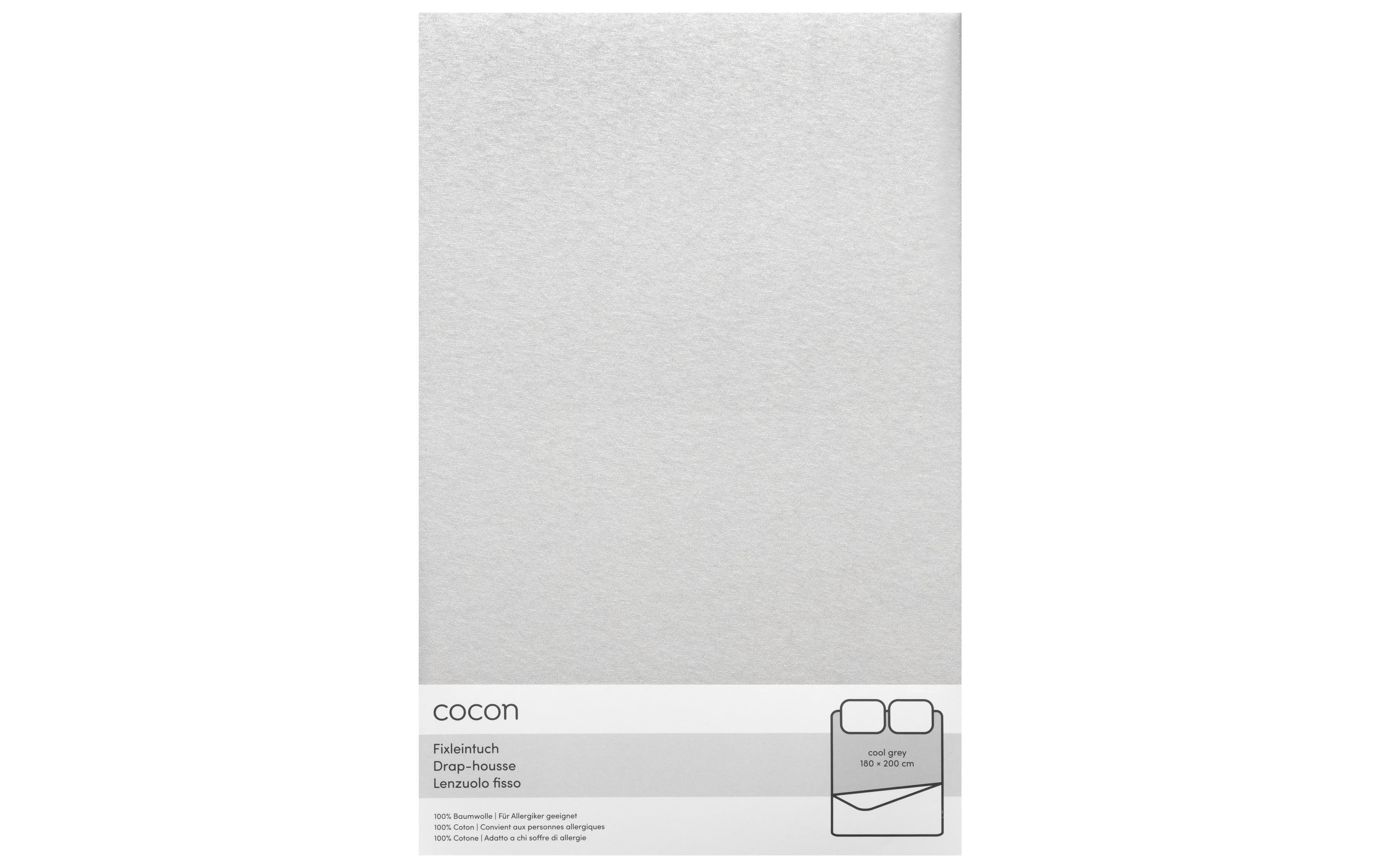 COCON, Fixleintuch 180-200 x 200 cm, Hellgr