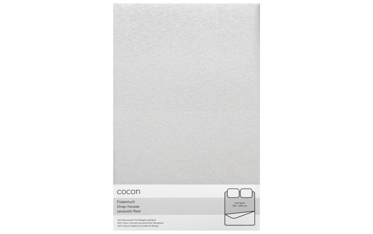 COCON, Fixleintuch 180-200 x 200 cm, Hellgr