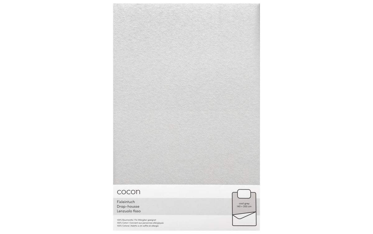 COCON, Fixleintuch 140-160 x 200 cm, Hellgr