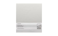 COCON | Duvetbezug Perkal 160 x 210 cm, Hell | 160x210 cm, hellgrau