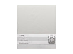 COCON | Duvetbezug Perkal 160 x 210 cm, Hell | 160x210 cm, hellgrau