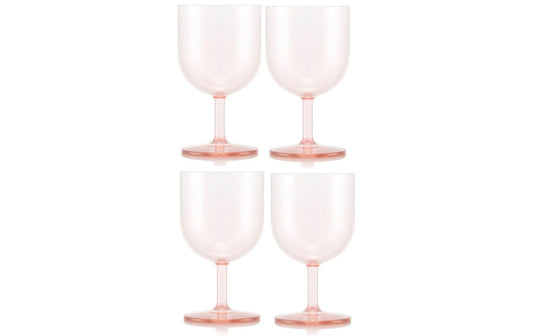 Bodum | Okett Rotwein-G rosa | Transparent rosa, 4Stk