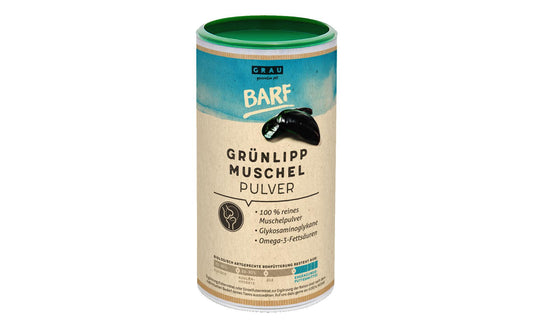 Grau Dog BARF Grünlippmuschel-Pulver 500g