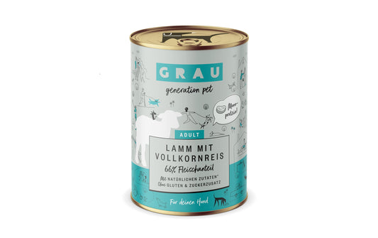 Grau Dog Lamm + Vollkornreis 400g