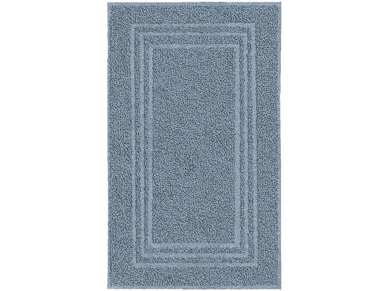 Kleine Wolke | Badteppich Lodge | 50 x 80 cm, Stahlblau