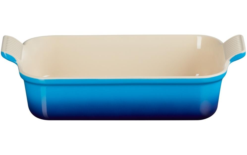 Le Creuset, Auflaufform 32 cm, Eckig, Azur