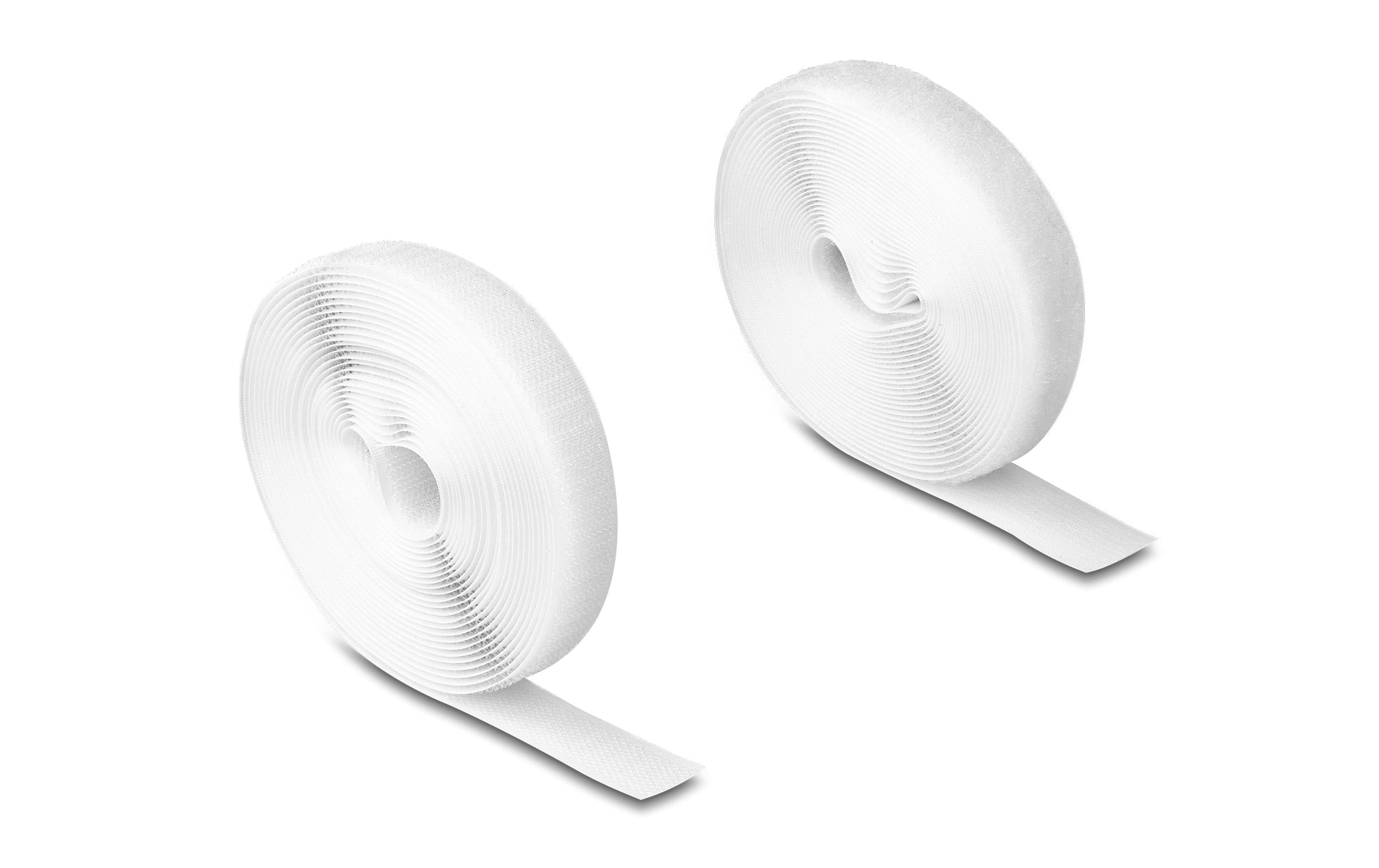 Delock, Klettband 5 m x 20 mm mit Haft- und