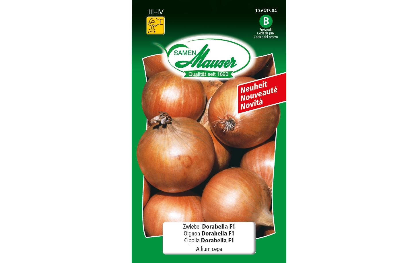 Samen Mauser Zwiebel
