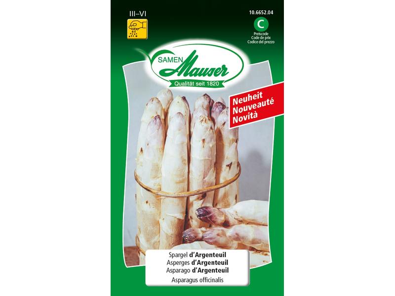 Samen Mauser | Spargel | d'Argenteuil