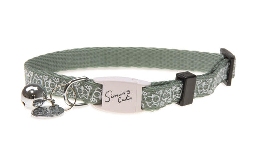 Simons Cat Katzenhalsband Grün