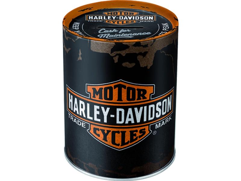 Nostalgic Art | Spardose Harley Davidson | Metall, 10 x 13 cm (DxH)