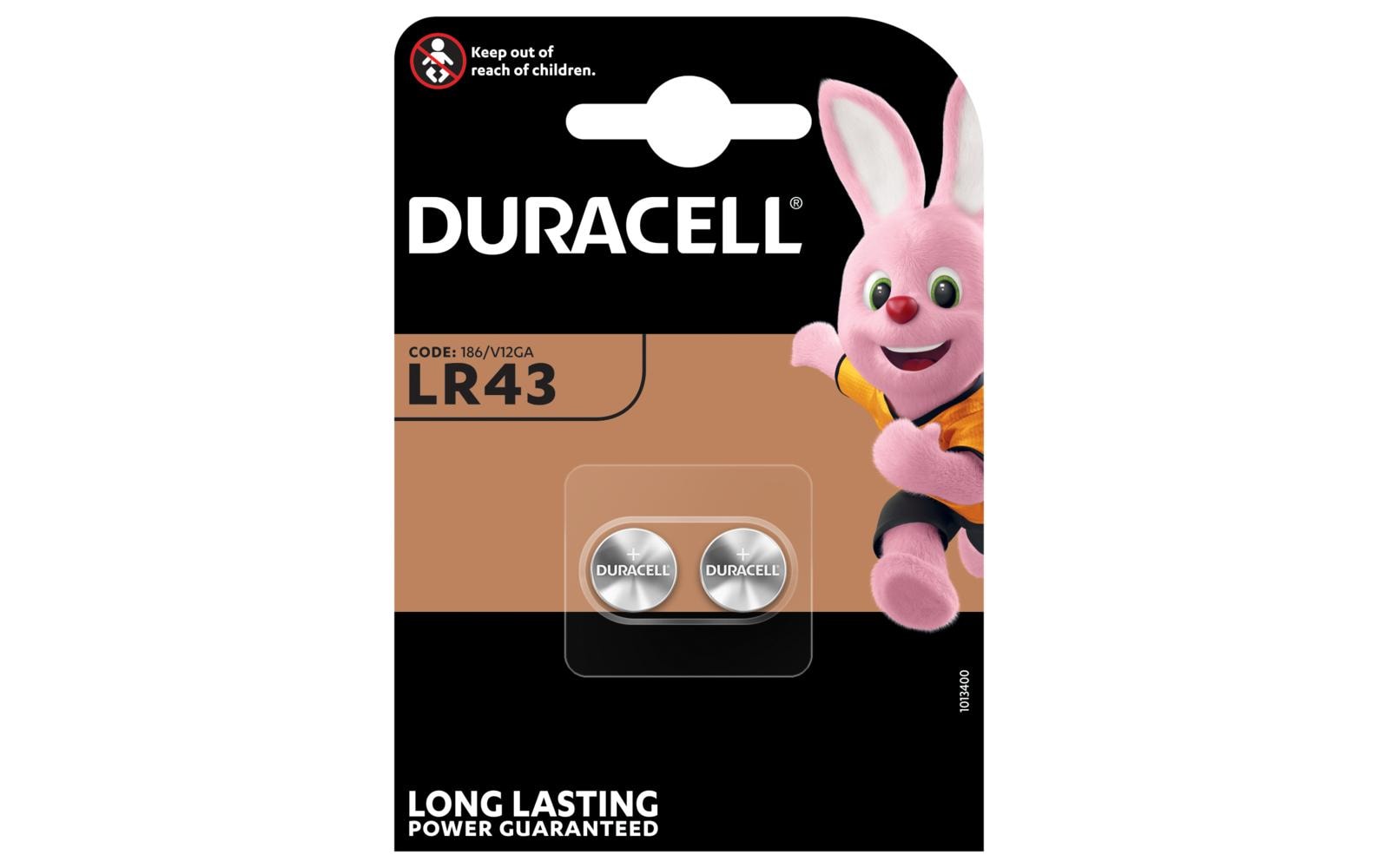 DURACELL Alkaline LR43, 2 Stk