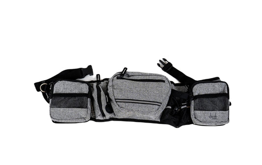 Deek | Hüfttasche Apollo grau meliert/schwarz | 67 cm