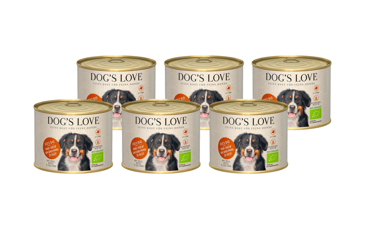 Dogs Love Nassfutter BIO Rind Kit