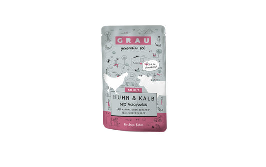 Grau | Cat Huhn + Kalb 125g | 125 g