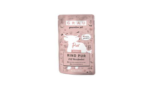 Grau Cat Rind pur 125g