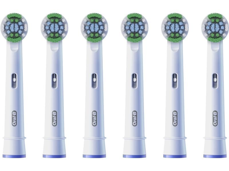 Oral-B | Ersatzbürsten Precision Clean 6er | X-Filaments, weiss, 6 Stück