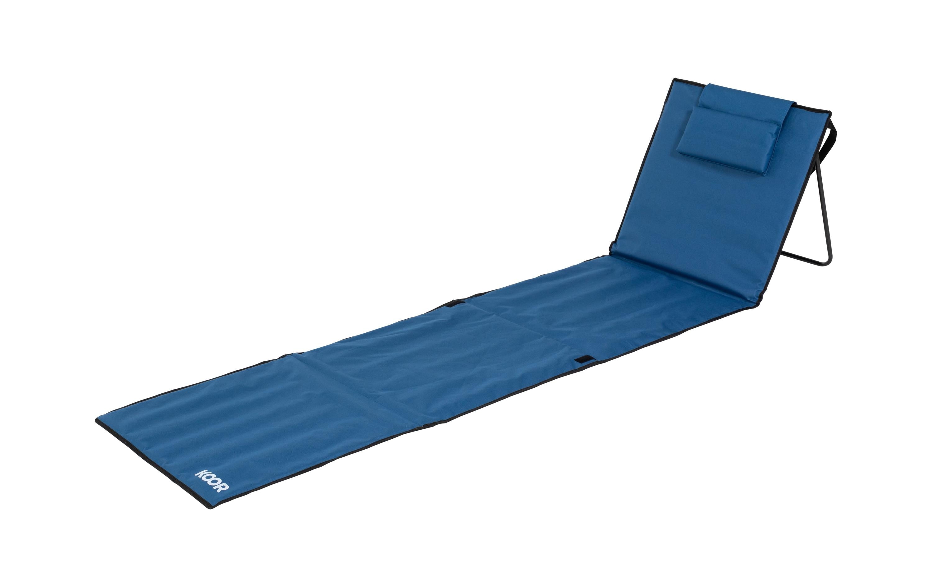 KOOR, Strandmatte Calma Blu mit verstellbar