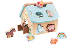 Sortierspiel Bauernhof mit Formen